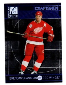 1997-98 Donruss Elite CRAFTSMEN #27 Brendan Shanahan SERIAL #808/2500 RED WINGS