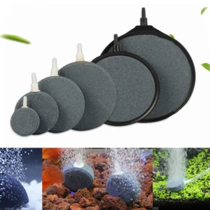 Aquarium Luftstein Disk Blasen Teich Pumpe Belüftung Sauerstoff Diffusor - Bild 1 von 17
