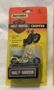 Matchbox Harley Davidson Chopper Yellow - Year 1993 Mint in Original Packaging - Picture 1 of 3