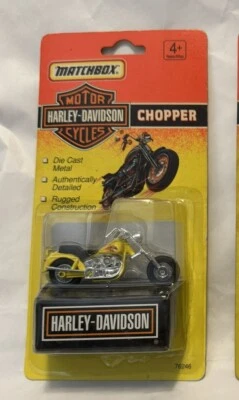 Matchbox Harley Davidson Chopper Yellow - Year 1993 Mint in Original Packaging - Image 1 of 3