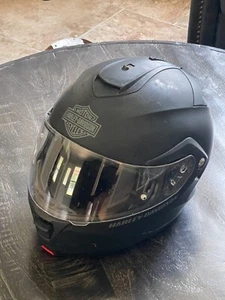 Harley Davidson Full Face Modular Helmet MAtte Black M, w/Interior Sun Shield - Picture 1 of 9