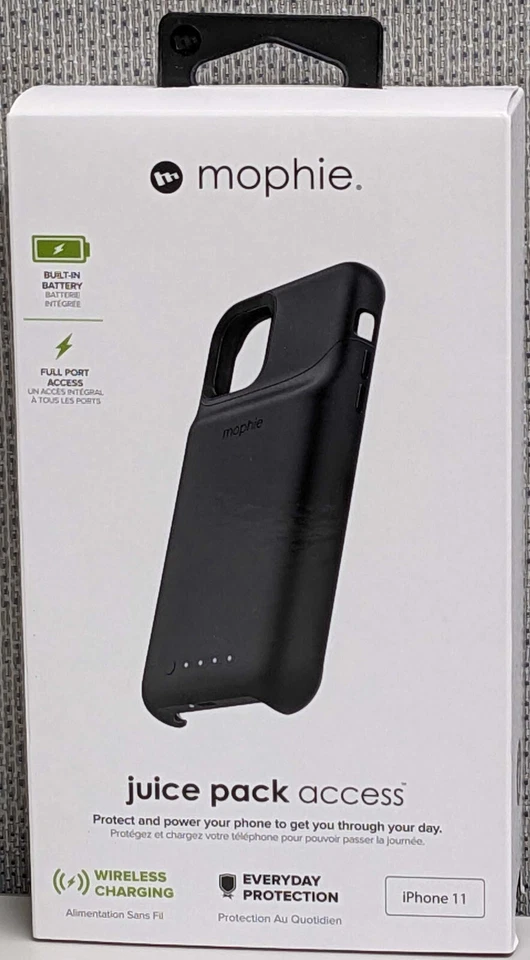 Mophie Juice Pack Access Charging Case for iPhone 11 Pro Max - Black