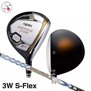 HONMA Golf Men Beres S-06 Fairway Wood 3W Club ARMRQ X 52 2S 2 Star Shaft S-Flex - Picture 1 of 8