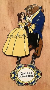 Prendedor Disneyland DLR 2000 Princesa Colgante Bella y la Bestia Bella Pareja - Imagen 1 de 1
