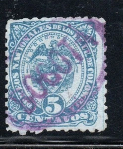 COLOMBIA, MATASELLOS OVALADO DE BOGOTÁ  (DDI-053 ) - Picture 1 of 1