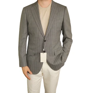 Herren Suitsupply Blazer Lazio Rustikal Tropisch Gestreift Reine Wolle EU50 UK/US40 - Bild 1 von 11