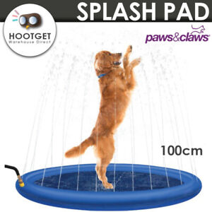 Paws&Claws 100cm Pet Sprinkler Water Splash Pad Cat Dog Cooling Mat Pond Outdoor