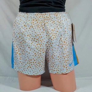 Nike Girls' Dri-FIT 10K2 Training Shorts-Grey/Blue/Gold-Size Large-New with Tags - Picture 1 of 3