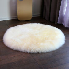 Pure wool blanket Fur cashmere winter thick bed cover bed mat Round carpet rug