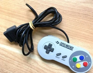 MANETTE OFFICIELLE SUPER NINTENDO SNES PAL EURO CONTROLLER GAME PAD - Bon état - Picture 1 of 6