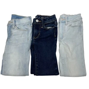 Old Navy Jeans Rockstar Jegging Lot of 3 Pairs Light and Dark Blue Size 6 - Picture 1 of 9