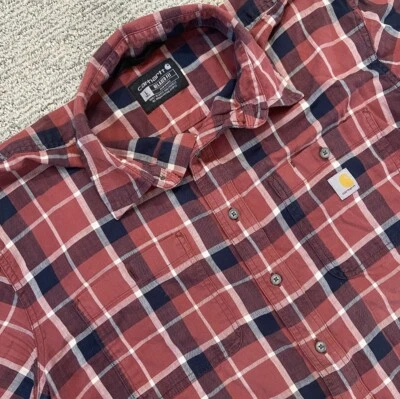 Carhartt Men’s Rugged  Flex, Relaxed Fit BUTTON SHIRT DOWN SIZE L TALL - Image 1 of 4