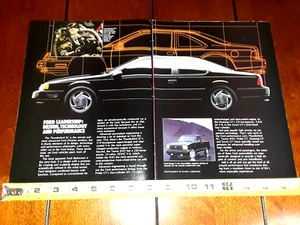 1989 THUNDERBIRD SC T BIRD ORIGINAL 2 PAGE AD - Picture 1 of 12