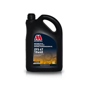 Millers Oils ZFS 4T 10W-40 10W40 Fully Synthetic Motorcycle Engine Oil 4 Litres - Picture 1 of 1