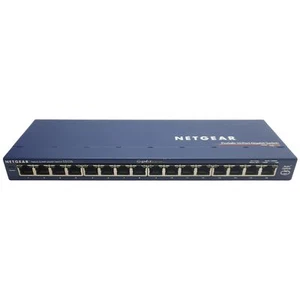 Netgear GS116 V2 ProSafe Unmanaged 16-Port Gigabit Switch, 10/100Mbps - Picture 1 of 5