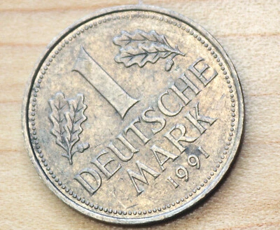 G Alemania 1991 1 marco Foto 1 de 2