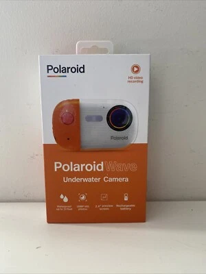 Polaroid Wave Underwater 18mp 4K UHD Camera (Orange/White) - WiFi- Brand New - Image 1 of 2