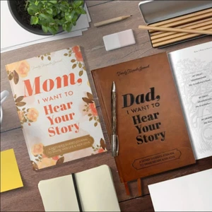 Mom & Dad I Want to Hear Your Story Parents' Guided Journal to Share Their Love - Picture 1 of 7