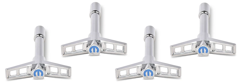 Mopar V/C Wing Nuts Chrome Blue Emblem PROFORM 440-902 - Image 1 of 1