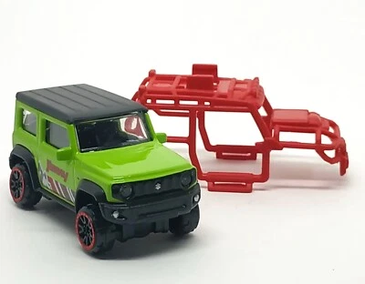 Majorette Suzuki Jimmy Green - Tune Ups (no Backpack) 1:53 (3") no Package - Image 1 of 4