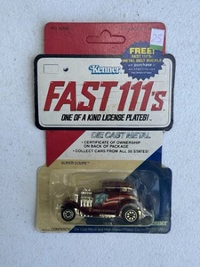 SIGILLATO - 1981 Kenner Fast 111’s rosso scuro Super Coupé auto pressofusa - Foto 1 di 4