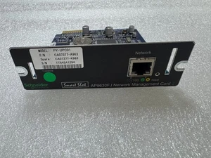 APC Schneider AP9630FJ PY-UPC01 CA07377-K963/A963 Network Management Card 2 - Picture 1 of 4