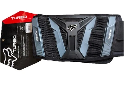 FOX Racing MX Armour - Adult Turbo  Race Kidney Belt - Black fit 28”-36” - Image 1 of 4