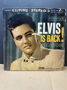 Elvis Is Back LP, MULTIPLE LP'S SHIP FREE! - Imagen 1 de 4