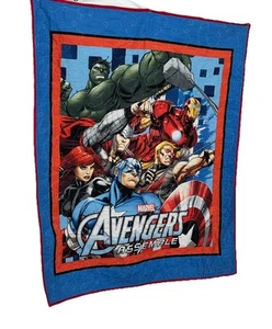 Trapunta Marvel Avengers Assemble misura letto bambino - Foto 1 di 10