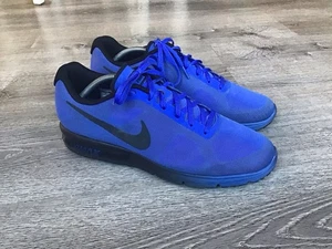 Nike Air Max Sequent Gray Blue Mens Size 11 Lace Up Running Shoes Sneakers - Picture 1 of 13