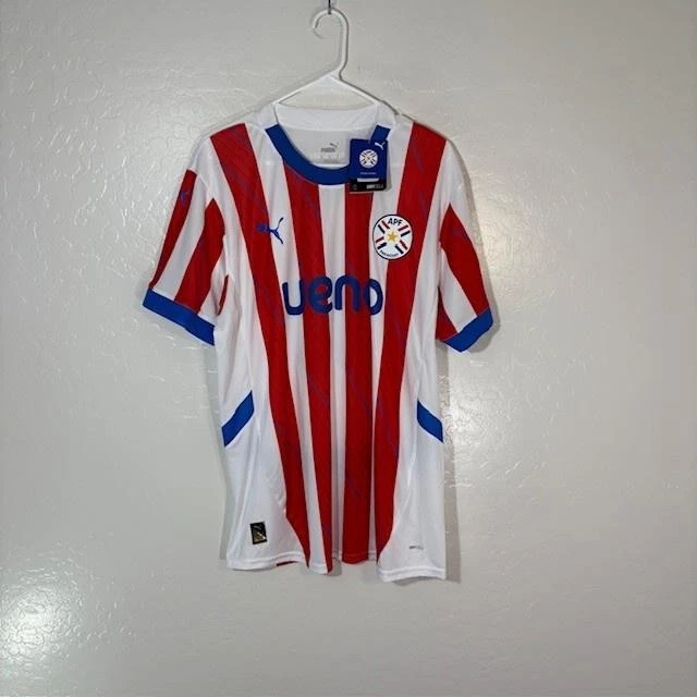 パラグアイ代表　アクーニャ　ユニフォーム　XL　PUMA　プーマ　ストライプ パラグアイ代表 アクーニャ ユニフォーム XL PUMA プーマ ストライプ