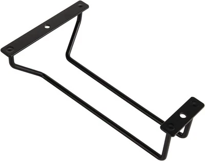 Dianoo 18cm Black Wine Glass Rack Under Cabinet, Hanging Stemware Holder For Ba - Image 1 of 4