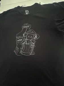 KAWS Uniqlo Sesame St, Men's T Size M LOT OF 4  - Good condition  - Picture 1 of 6