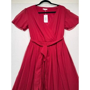 Baltic Born Kristina Maxi Dress - New, Burgundy, Large Wedding, Bridesmaid, MOB  - Picture 1 of 8