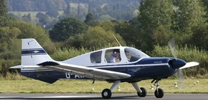 Beagle Pup Single-Engined Training and Touring Aircraft Wood Model Free Shipping - Picture 1 of 1