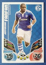 TOPPS Jefferson Farfan FC Schalke 04 Bundesliga 2011/12 Match Attax Trading Card