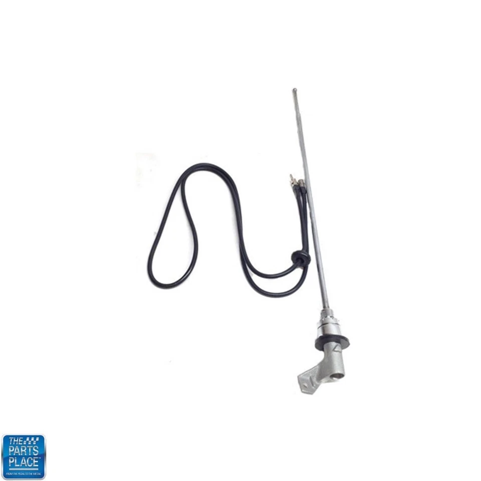 Conjunto de antena telescópica Pontiac GTO/LeMans 1968-69 - eje redondo nuevo Foto 1 de 1