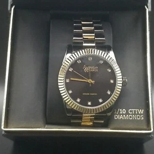 American Exchange Men's Genuine Diamond Collection Bracelet Watch, 40mm - JLY18 - Picture 1 of 10