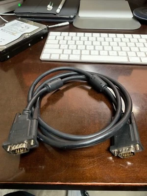 4 Ft SVGA VGA PC Monitor Cable - Male to Male PC Video 4 Foot - Image 1 of 2