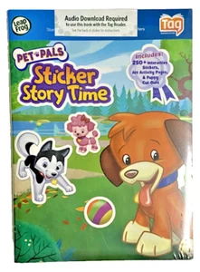 Leap Frog Tag Reading System Interactive Book PET PALS STICKER STORY TIME - Picture 1 of 2