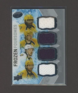 2016-17 Upper Deck Ice Frozen Foursome PK. Subban/F.Forsberg/R. Johansen/J. Neal - Imagen 1 de 1