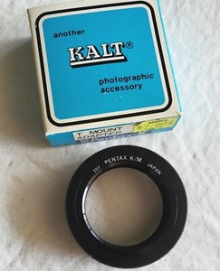 T Mount Lens to Pentax PK K M camera adapter Ring Mount 