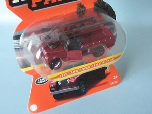 Matchbox 1965 Land Rover Gen II Maroon Body Toy Model Car 65mm USA Moving Parts - Imagen 1 de 2