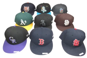 New Era Caps MLB Teams Different Colors /  59FlFTY / Sizes 7 5/8 - Picture 1 of 22