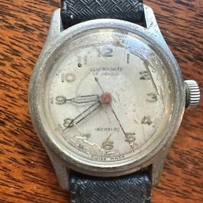 Vintage New-Ardath 17 Joias Incabloc Relógio de Pulso Masculino de Corda Fabricado na Suíça FUNCIONA U - Imagem 1 de 4