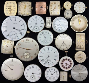 25 watch movements: pay 1 price for all 25 pieces - Picture 1 of 1