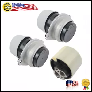 Pair Engine Motor Mounts W/ Trans Mount For Audi Q7 VW Touareg V6 95537504900 - Picture 1 of 8