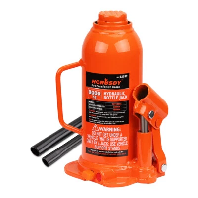 8-Ton (16,000 LBs) Hydraulic Bottle Jack Heavy Duty Car Lifter with Safety Valve - image 1 of 4