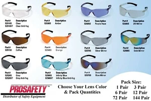 ZTEK ANSI UV Z87+ Work Eyewear Lightweight Sunglasses Protective Safety Glasses - Picture 1 of 13