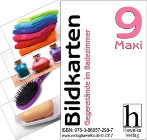 Bildkarten 9 -Maxi- Gegenstände im Badezimmer - (extra große Fotokarten) - Bild 1 von 12